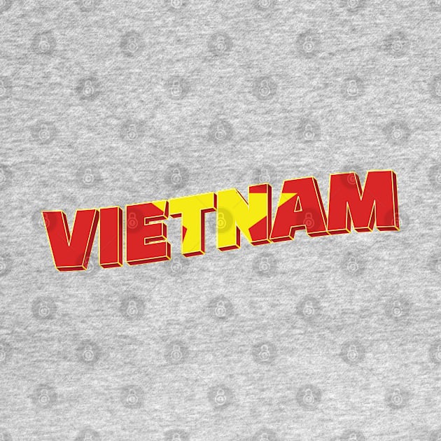 Vietnam vintage style retro souvenir by DesignerPropo